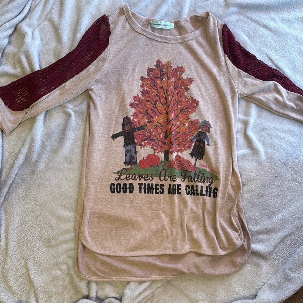 Vintage Southern grace fall shirt large